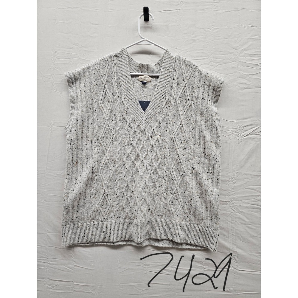 Universal Thread Womens Pullover Sweater Vest Gray Polyester Casual Size XL